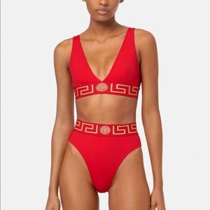 NEW VERSACE BIKINI 2022 GOLD MEDUSA 🔥 RED HOT